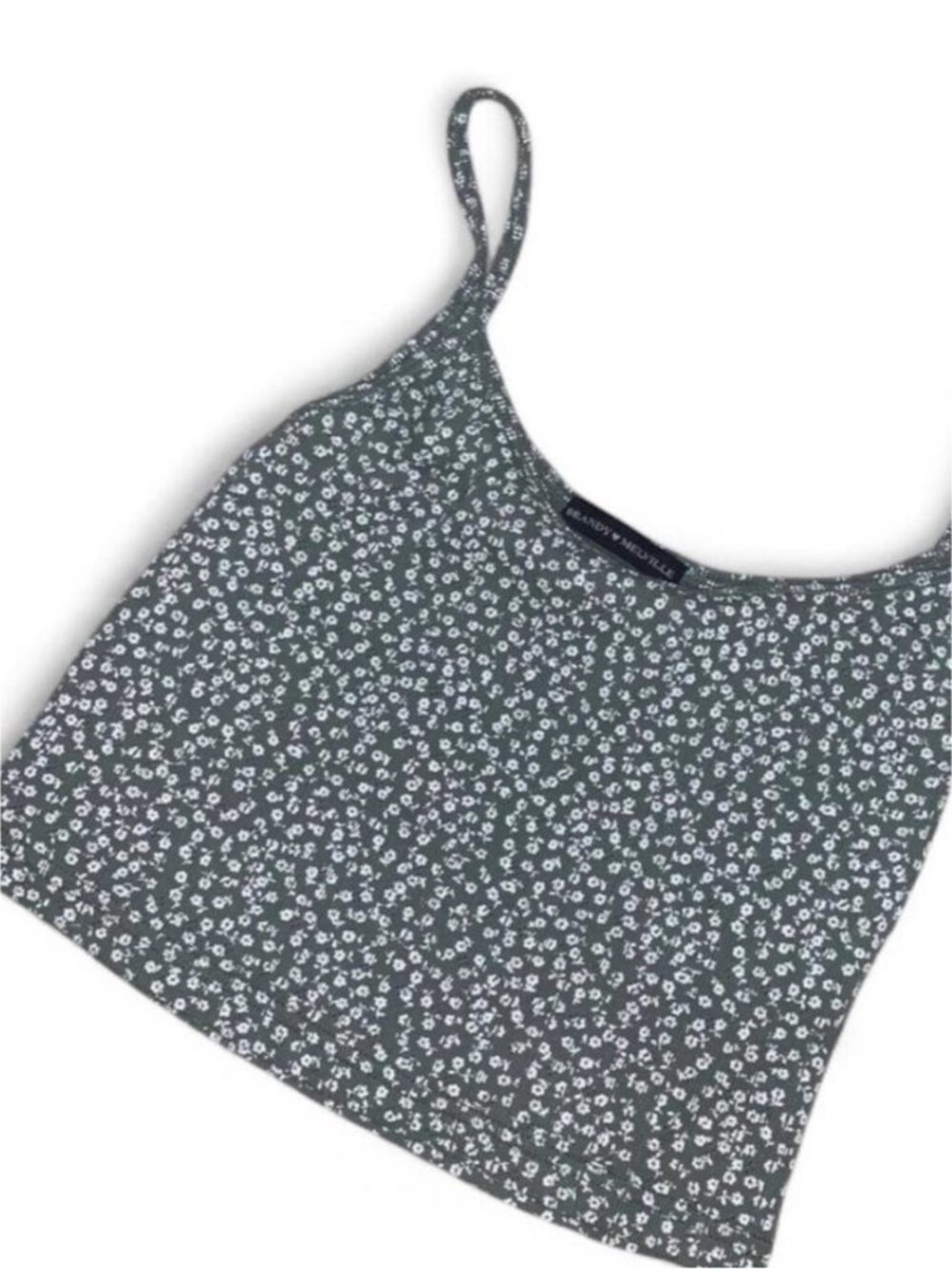 Floral Cropped Tank One Size